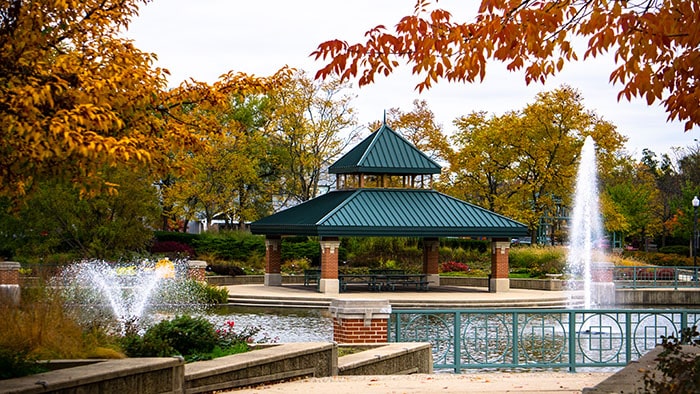 VIew of a park in Schaumburg, one of the areas our drug rehab serves.